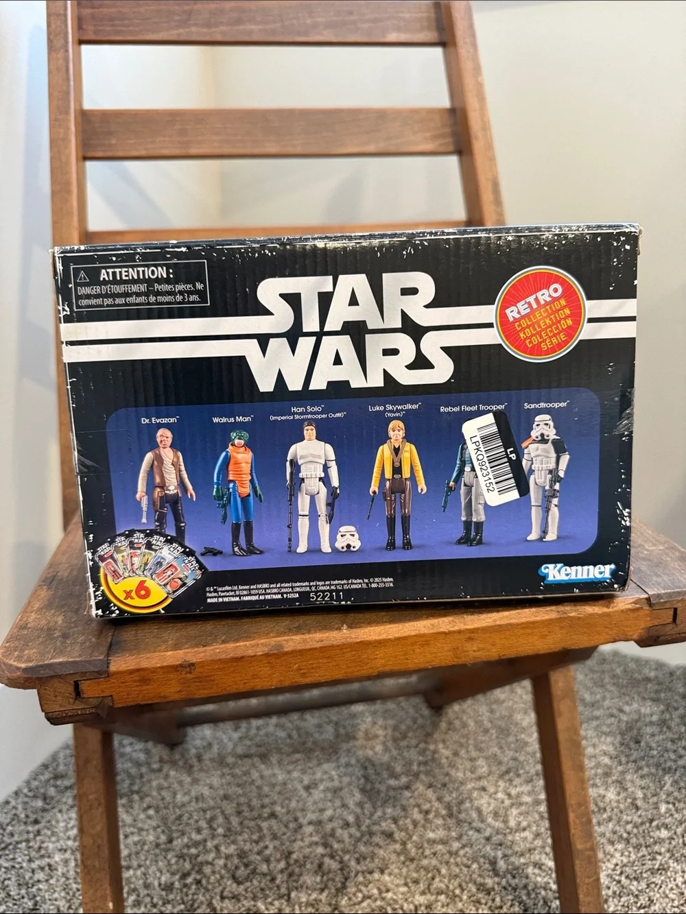 Star Wars Retro Collection A New Hope 6 Figure Set Hasbro Kenner Sealed Carded